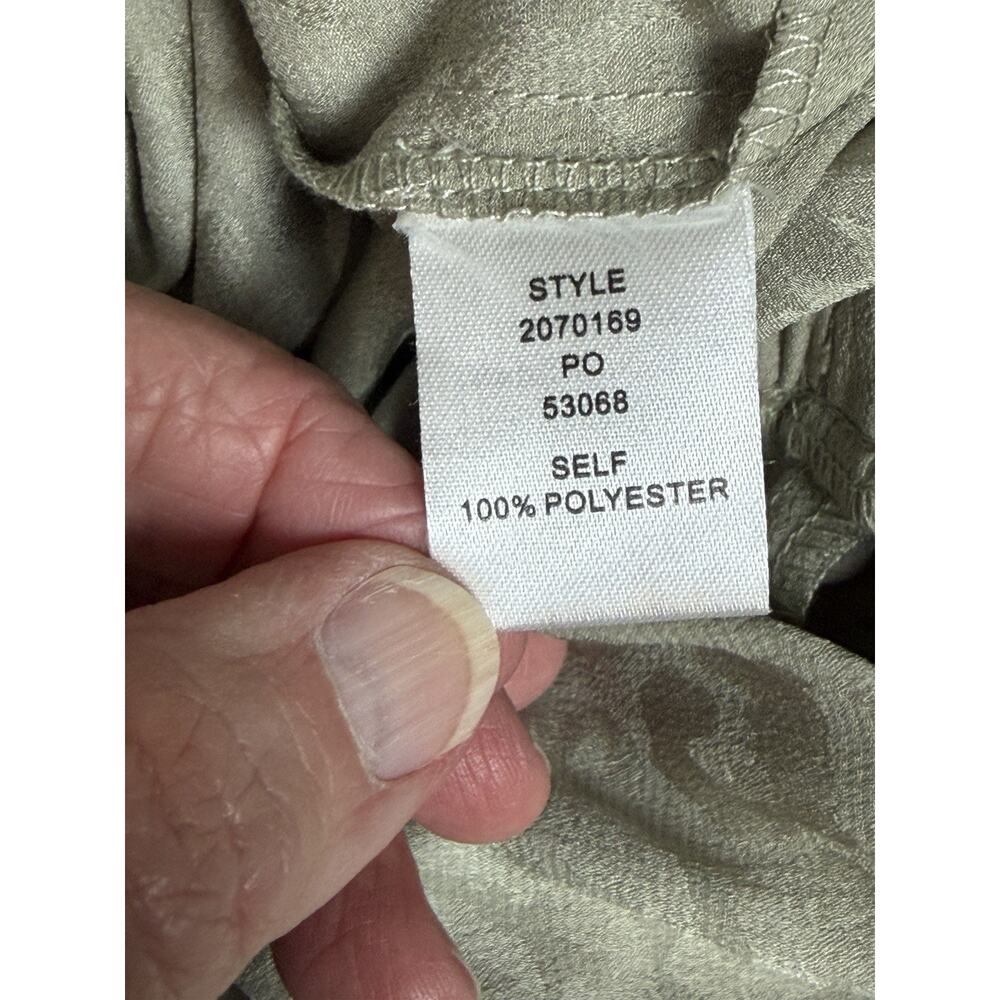 Current Air Anthropologie Jumpsuit S Sage Green Wide Leg Dressy Feminine Resort - Picture 12 of 13